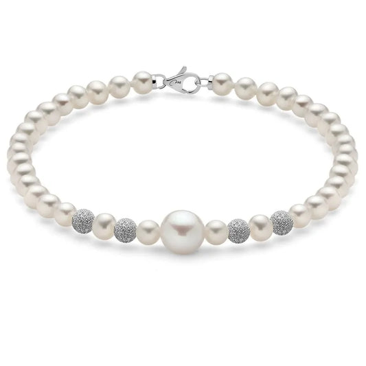 Bracciale di Perle 4-4,5mm e 7,5-8mm Miluna