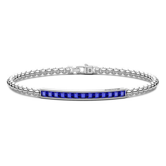 Bracciale in Argento con Pietre Blue Zancan