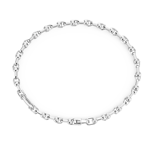 Bracciale a Catena di Design in Argento Zancan