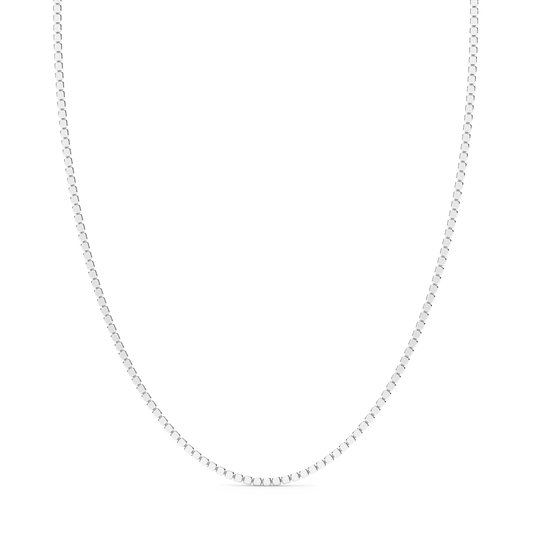 Collana a Catena Luminosa in Argento Zancan