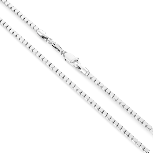 Collana a Catena Luminosa in Argento Zancan