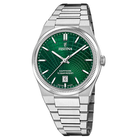 Orologio Swiss Made Rive Verde Festina