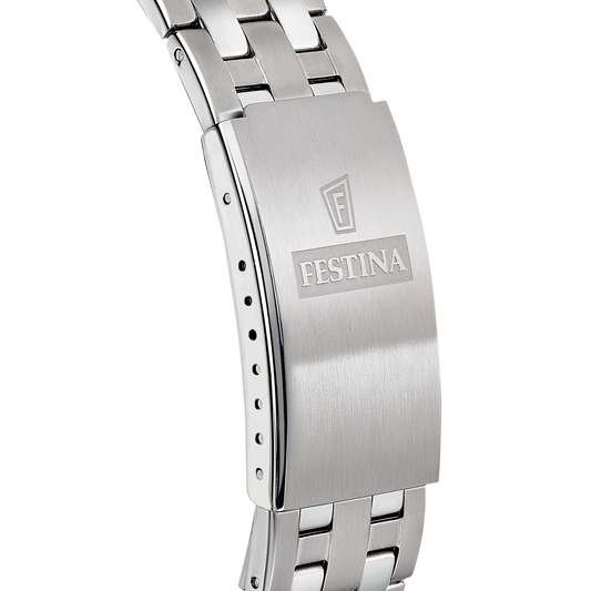 Orologio Classics Argento Cinturino in Acciaio Festina