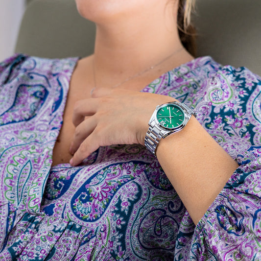 Orologio Collezione Allegria Cinturino Acciaio Verde Festina