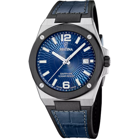 Orologio Uomo Swiss Made Vallée Blu Festina