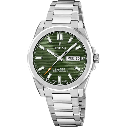 Orologio da Uomo Swiss Made Dune Verde Festina
