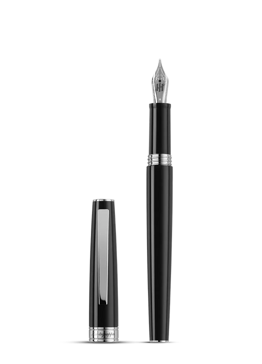 Penna Armonia Stilografica, Black Acciaio Montegrappa