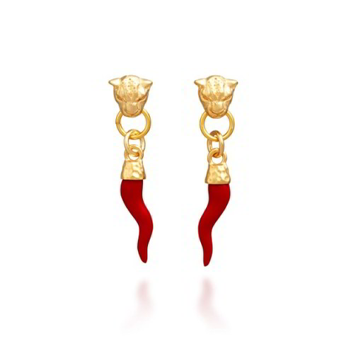 Orecchini Leopardo e Cornino Giovanni Raspini