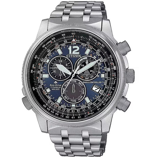Orologio Radiocontrollato Crono Pilot Super Titanio Citizen