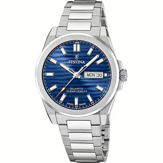 Orologio da Uomo Swiss Made Dune Blu Festina