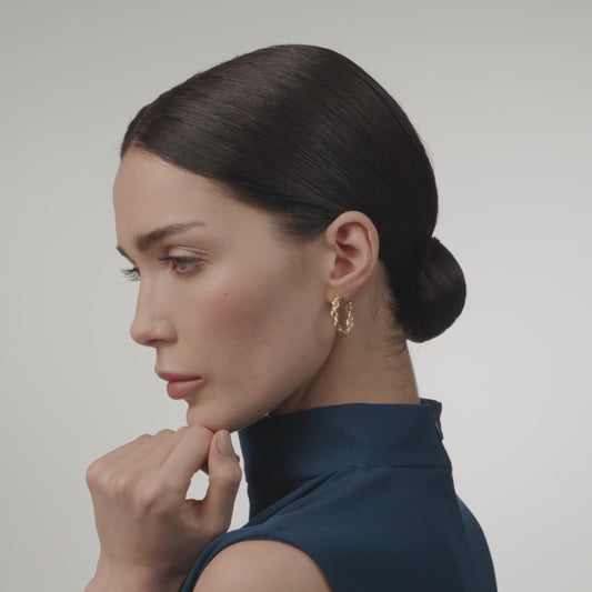 Orecchini Cerchio a Treccia Piccoli Giovanni Raspini