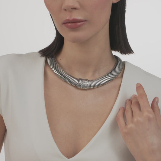 Collana Tubogas Croco Giovanni Raspini