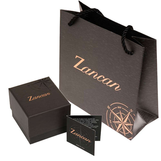 Bracciale Rosa dei Venti in Kevlar, Argento e Oro Zancan